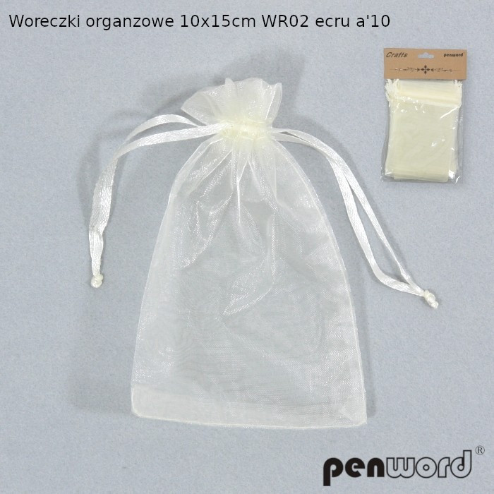 Woreczki organzowe 10x15cm (10) kolor WR02 Polsirhurt